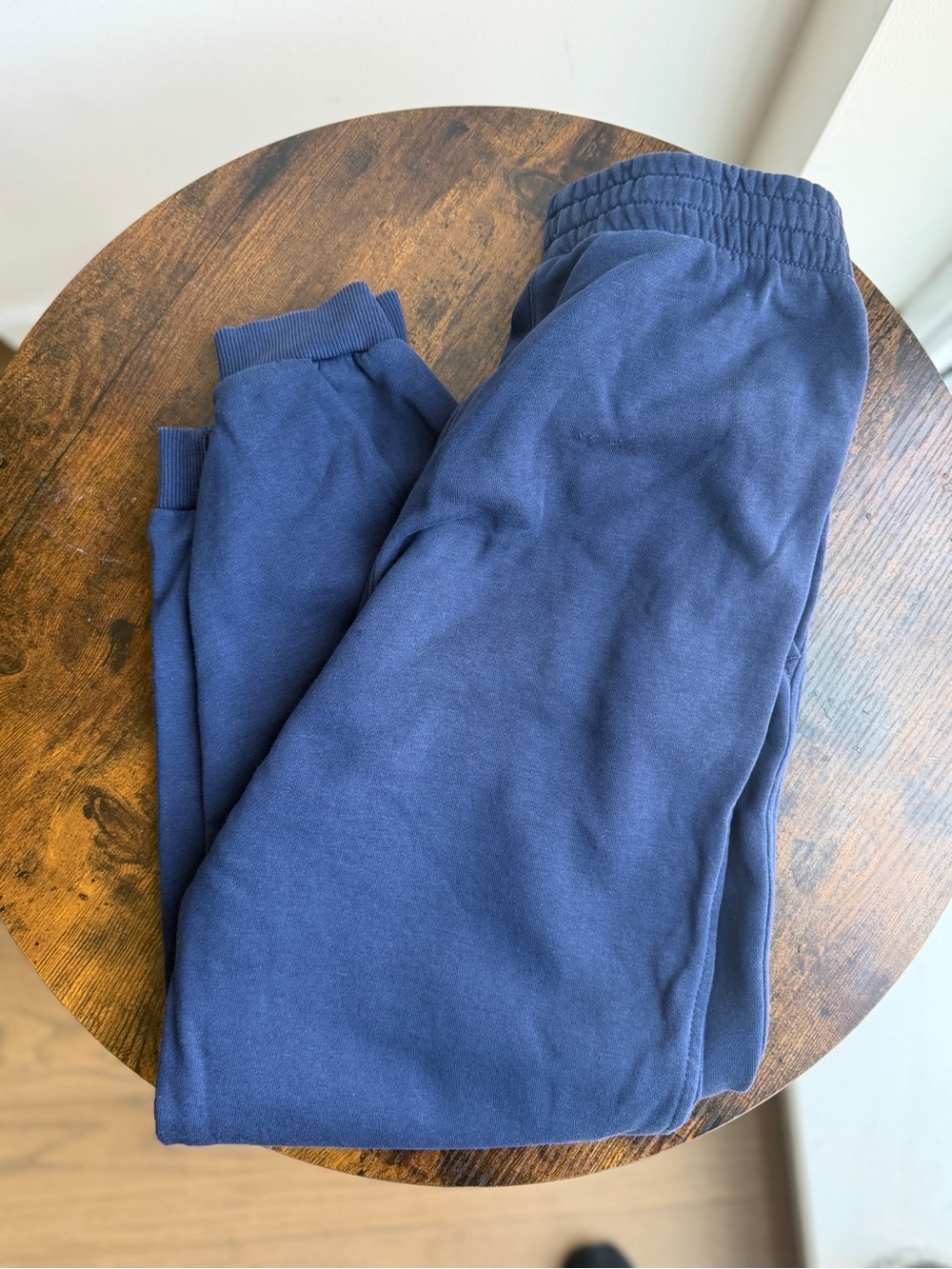 Nike Boys L Navy Fleece Hoodie & Jogger Sweatsuit 2 Piece Set - Picture 4 of 5
